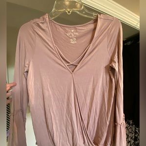 American Eagle Bell Sleeved Shirt